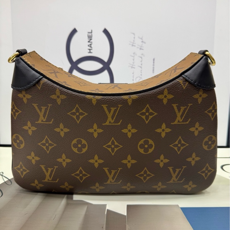 LV 老花新款twinny 牛角包 芯片款 肩带×2-2