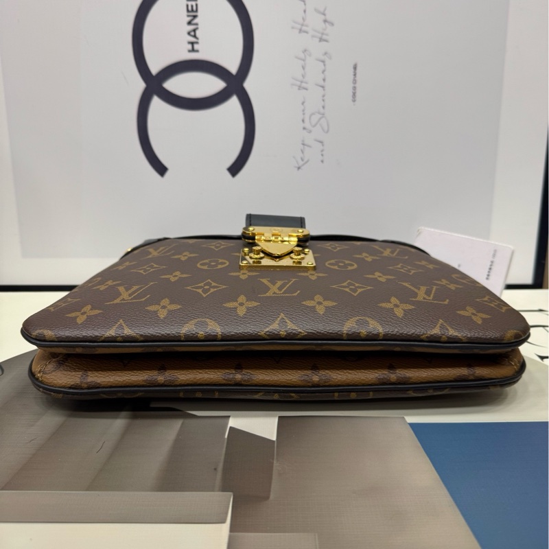 LV 老花新款twinny 牛角包 芯片款 肩带×2-5