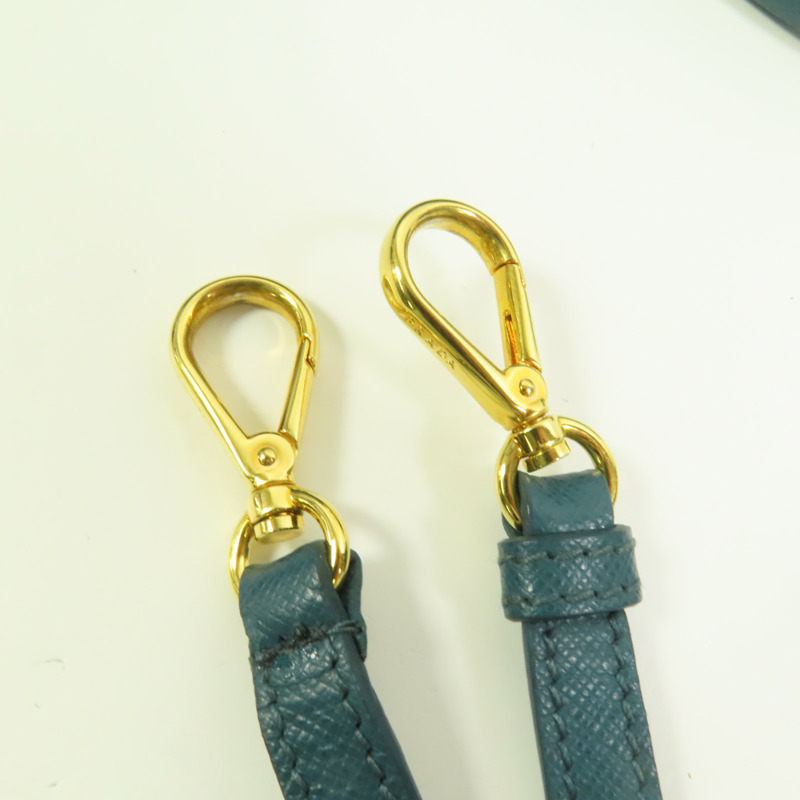 PRADA Saffiano皮革Promenade Medium金扣手挽肩背兩用袋-5