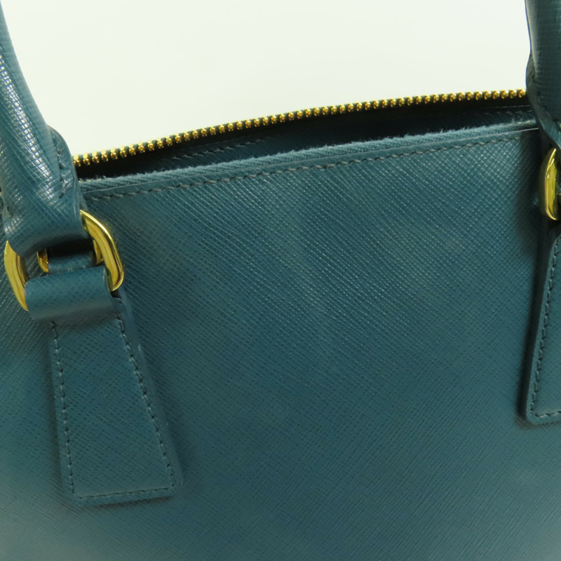 PRADA Saffiano皮革Promenade Medium金扣手挽肩背兩用袋-9
