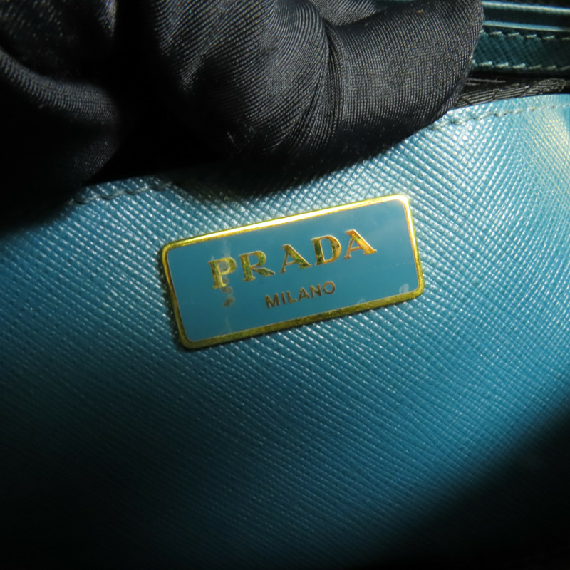 PRADA Saffiano皮革Promenade Medium金扣手挽肩背兩用袋-11