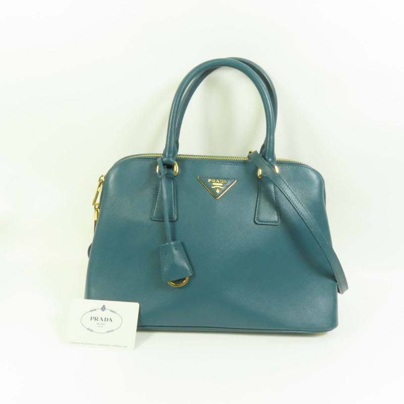 PRADA Saffiano皮革Promenade Medium金扣手挽肩背兩用袋-14