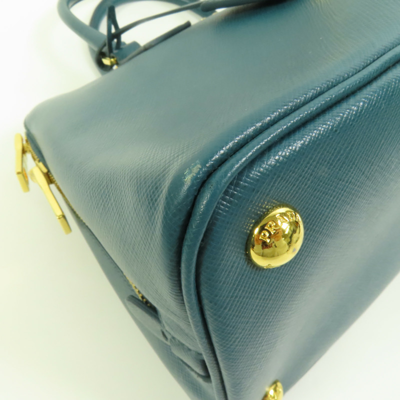 PRADA Saffiano皮革Promenade Medium金扣手挽肩背兩用袋-15