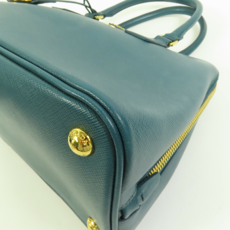 PRADA Saffiano皮革Promenade Medium金扣手挽肩背兩用袋-16