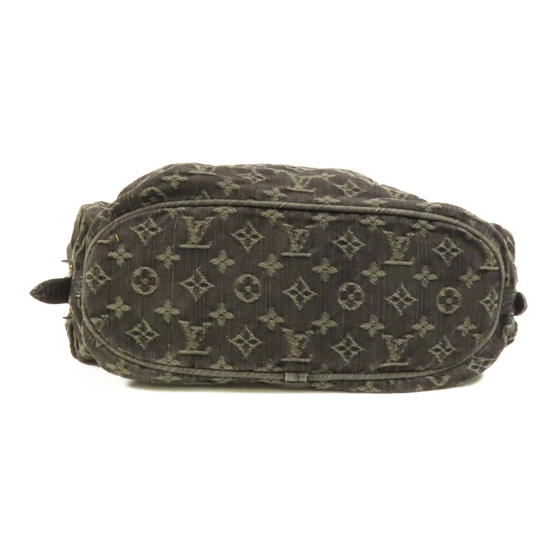 LOUIS VUITTON Monogram Denim Slightly XS金扣肩背袋-3