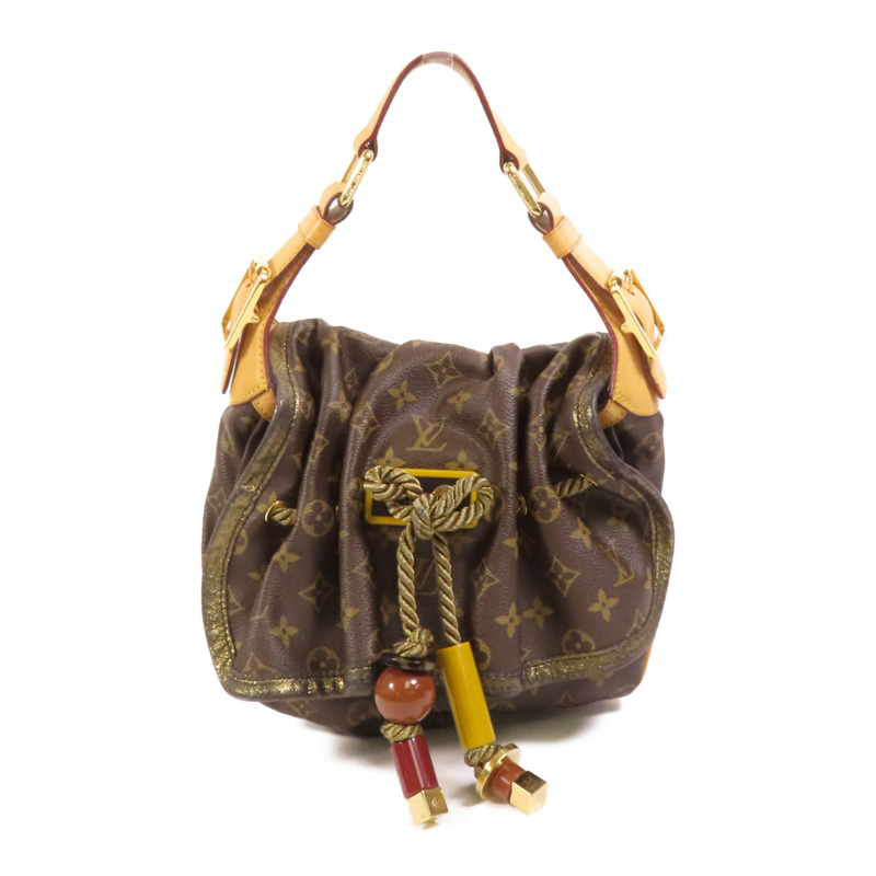 LOUIS VUITTON Monogram Kalahair PM金扣肩背袋-0