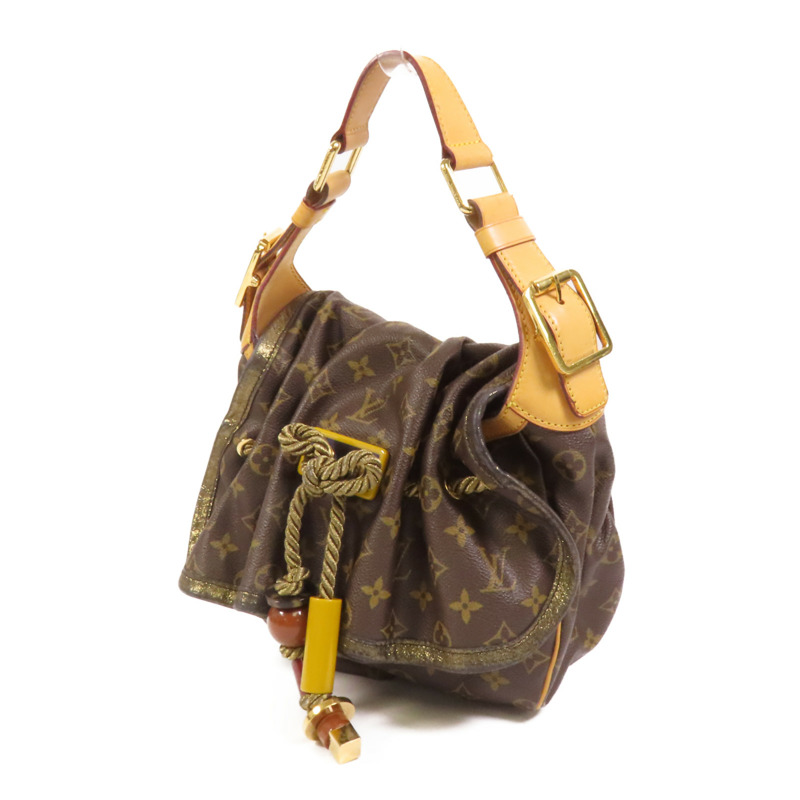 LOUIS VUITTON Monogram Kalahair PM金扣肩背袋-1