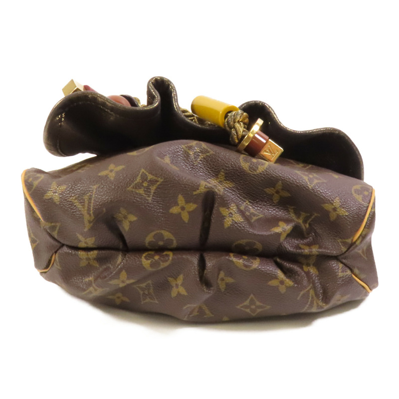 LOUIS VUITTON Monogram Kalahair PM金扣肩背袋-3