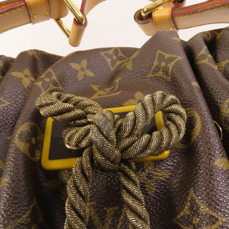 LOUIS VUITTON Monogram Kalahair PM金扣肩背袋-6