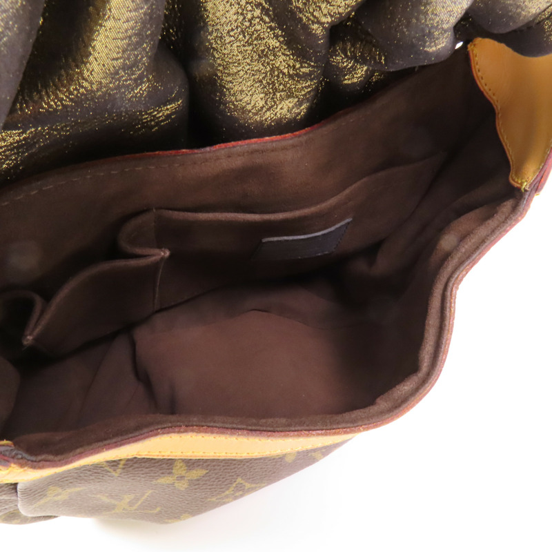 LOUIS VUITTON Monogram Kalahair PM金扣肩背袋-8