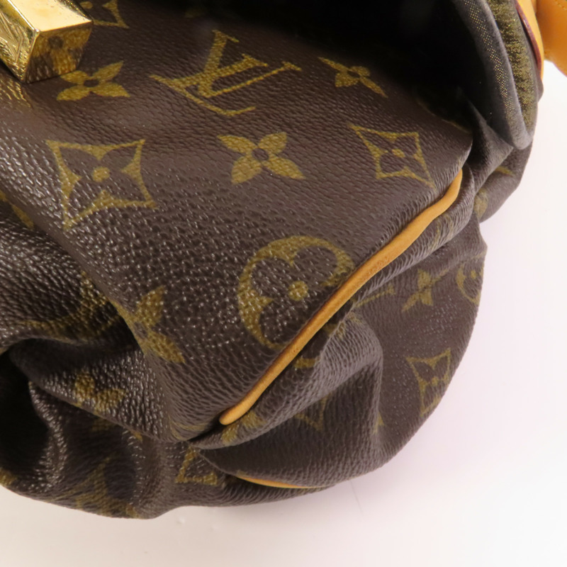 LOUIS VUITTON Monogram Kalahair PM金扣肩背袋-10