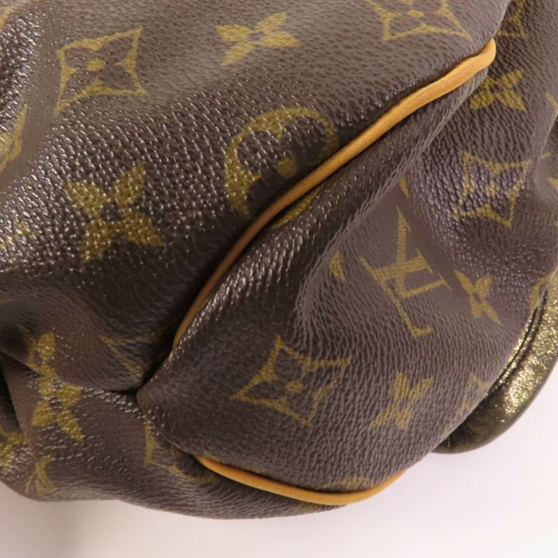 LOUIS VUITTON Monogram Kalahair PM金扣肩背袋-12