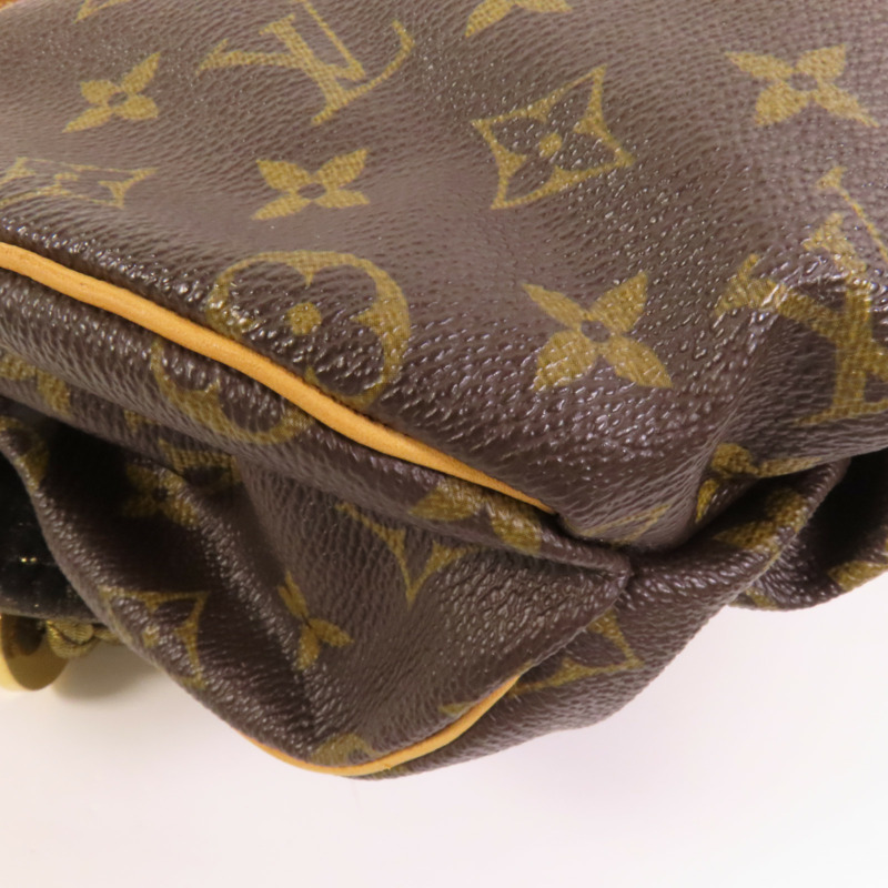 LOUIS VUITTON Monogram Kalahair PM金扣肩背袋-13