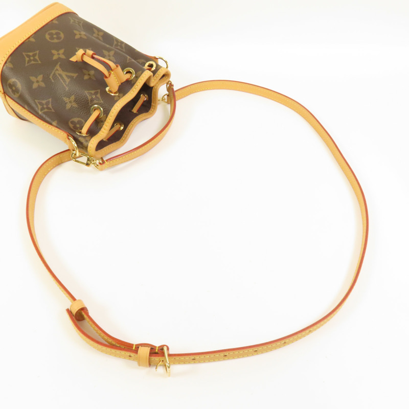 LOUIS VUITTON Monogram Nano Noe金扣手挽肩背兩用袋-5