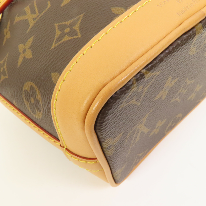 LOUIS VUITTON Monogram Nano Noe金扣手挽肩背兩用袋-11