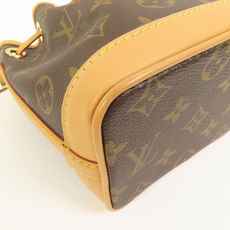 LOUIS VUITTON Monogram Nano Noe金扣手挽肩背兩用袋-12