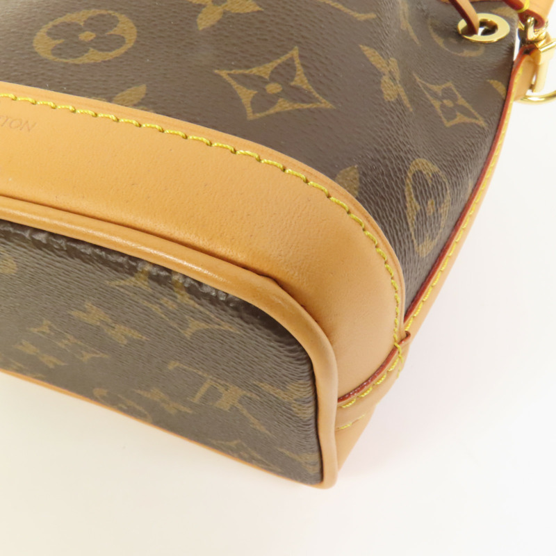LOUIS VUITTON Monogram Nano Noe金扣手挽肩背兩用袋-13