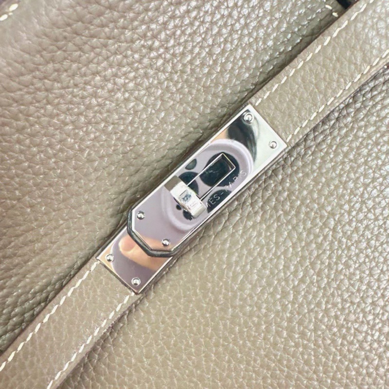 Hermes Jypsiere 愛馬仕 吉普賽28大象灰銀扣 T刻-6