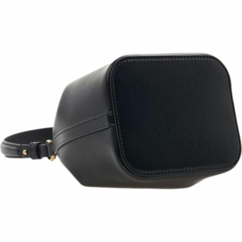 VALENTINO P0Z44 VNL 0NO 黑色 V 標誌迷你水桶包-6