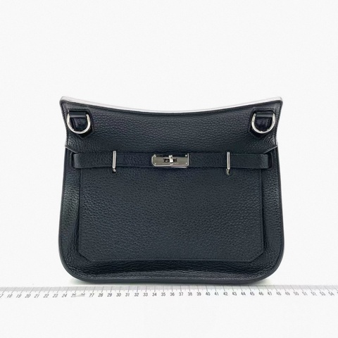Hermes Gypsiere 吉普賽28 黑銀 Tc皮 框M