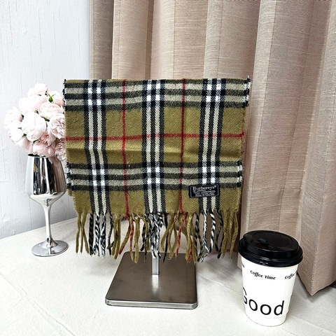 Burberry 圍巾 秋冬🍁中古 vintage 羊絨 特價出清