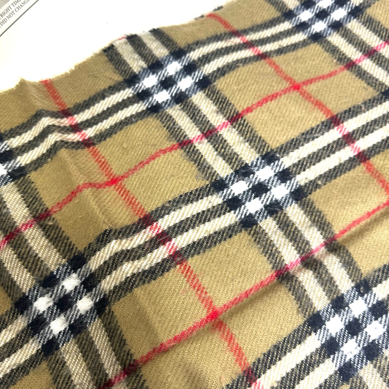 Burberry 圍巾 秋冬🍁中古 vintage 羊絨 特價出清-10
