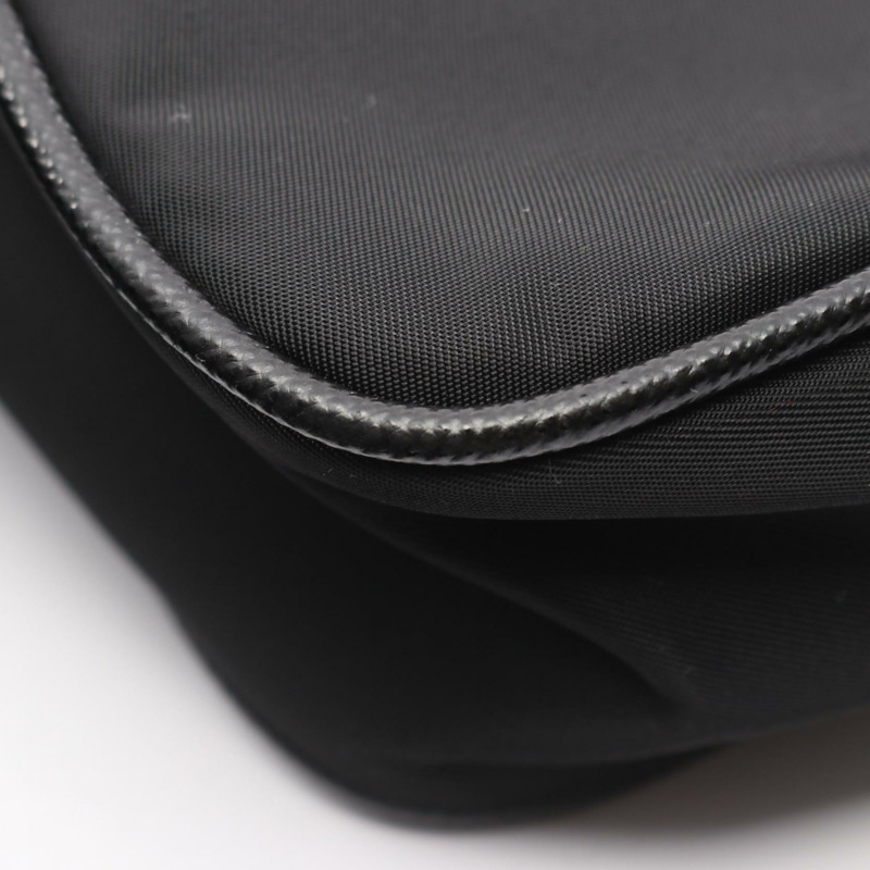 PRADA TESSUTO+SAFFIANO Re-nylon 肩包 2VH113 尼龍皮革 黑色 二手-4