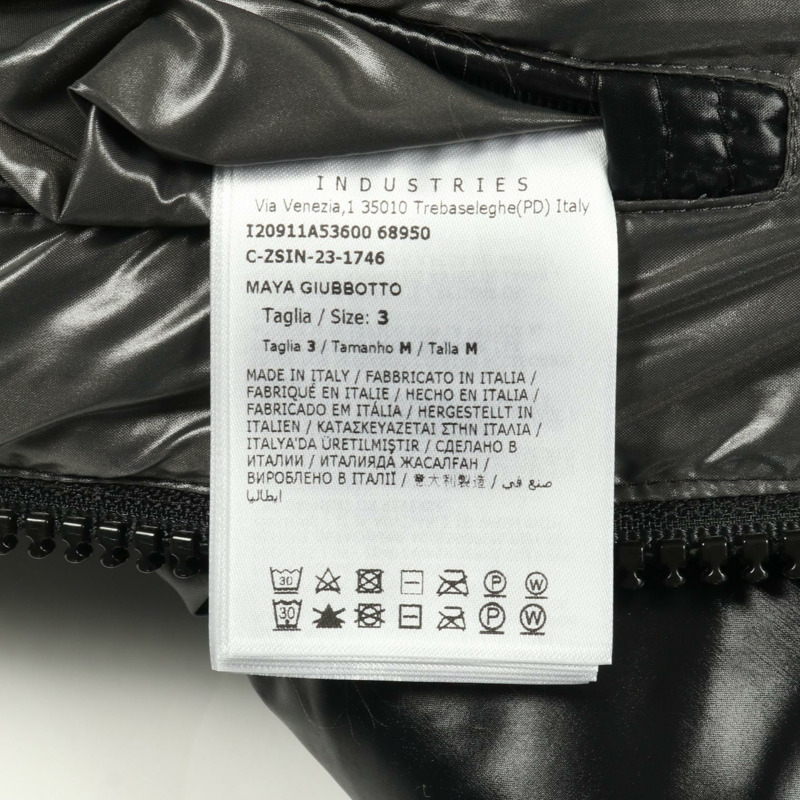 MONCLER MAYA 男士黑色尼龍羽絨服，二手，尺寸 3。-4