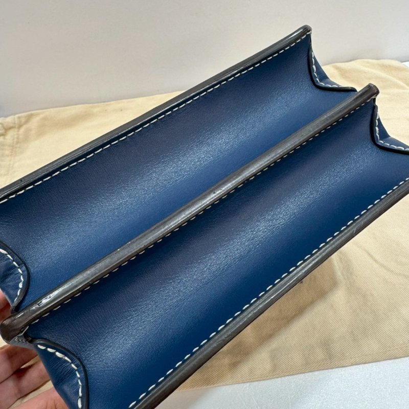 LV 斜背包/側背包 漸層牛仔布 DAUPHINE 達芙妮 MINI M59716 9成新-11