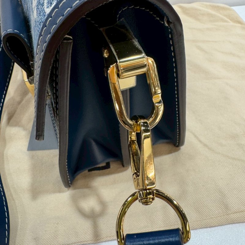 LV 斜背包/側背包 漸層牛仔布 DAUPHINE 達芙妮 MINI M59716 9成新-12