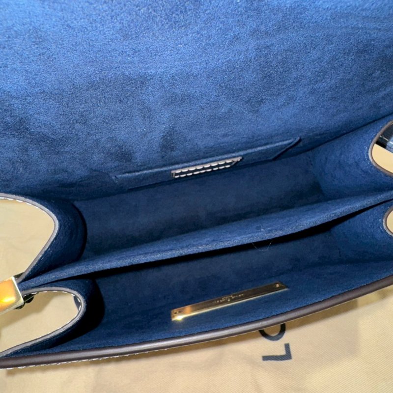 LV 斜背包/側背包 漸層牛仔布 DAUPHINE 達芙妮 MINI M59716 9成新-19