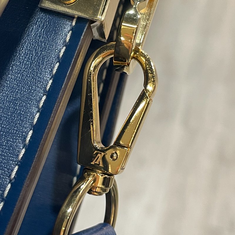 LV 斜背包/側背包 漸層牛仔布 DAUPHINE 達芙妮 MINI M59716 9成新-20