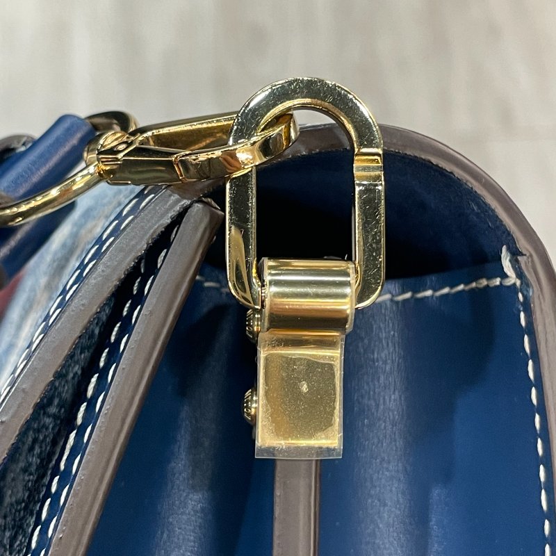 LV 斜背包/側背包 漸層牛仔布 DAUPHINE 達芙妮 MINI M59716 9成新-22