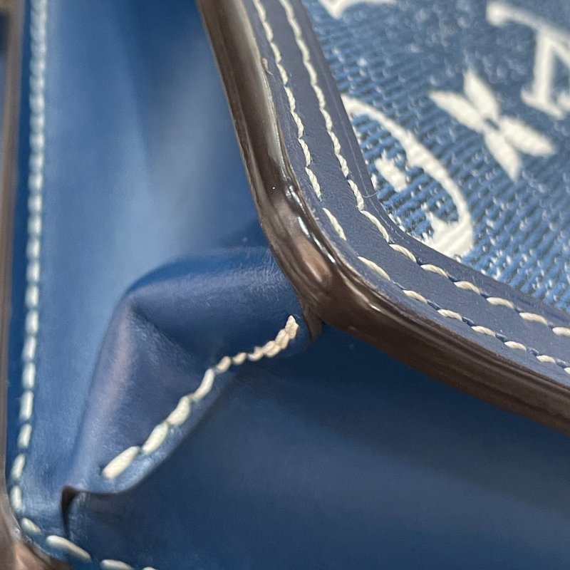 LV 斜背包/側背包 漸層牛仔布 DAUPHINE 達芙妮 MINI M59716 9成新-29