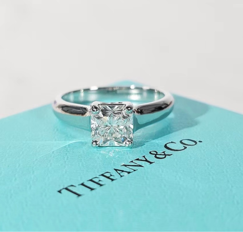 Tiffany，LUCIDA系列，女士鑽戒， 1.23克拉，I色，VVS1淨度，-4
