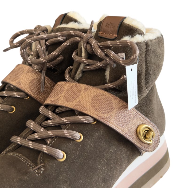 COACH 毛毛 厚底鞋 45MM-1