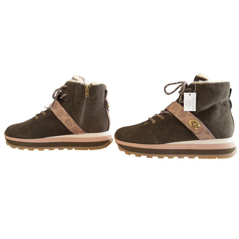 COACH 毛毛 厚底鞋 45MM-3