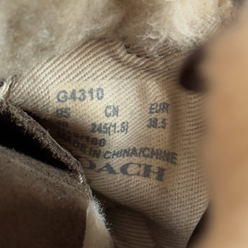 COACH 毛毛 厚底鞋 45MM-10