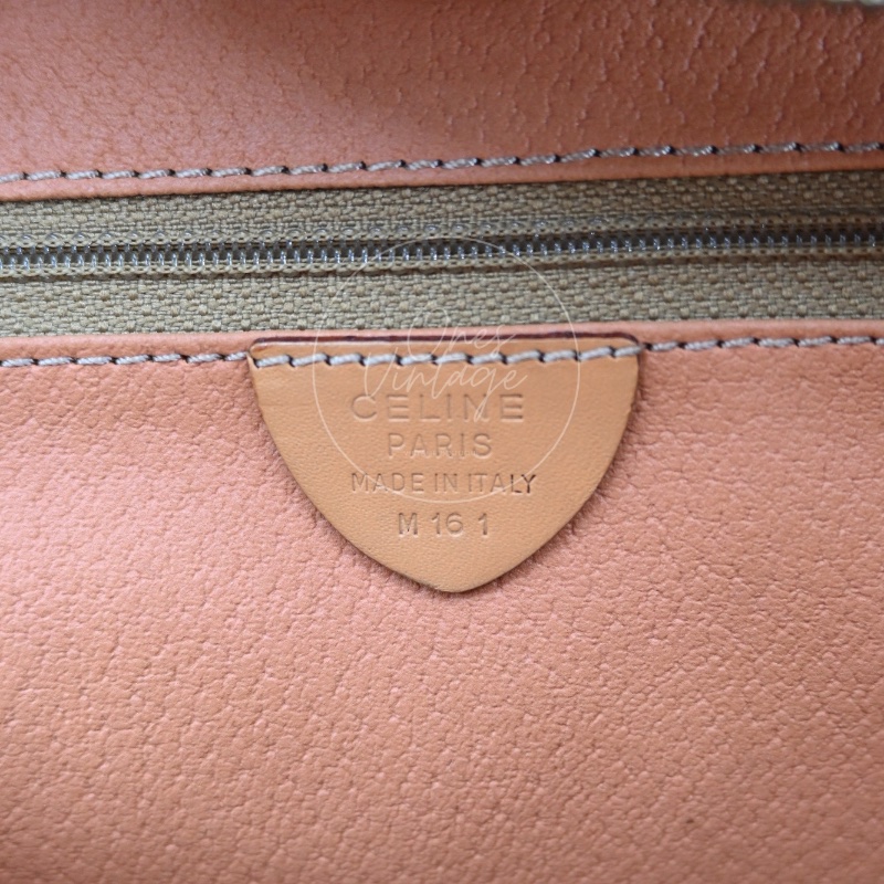 [Pre-owned] Celine Beige Monogram Tote Bag-10