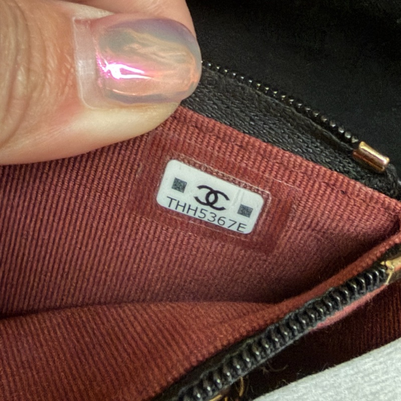 Chanel 仿舊金雙C小牛皮雙金球斜背包AP3652-1