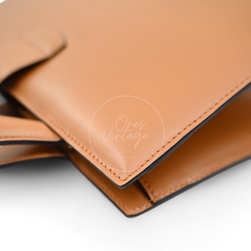 [Pre-owned] Celine Beige Smooth Calfskin Handbag-16