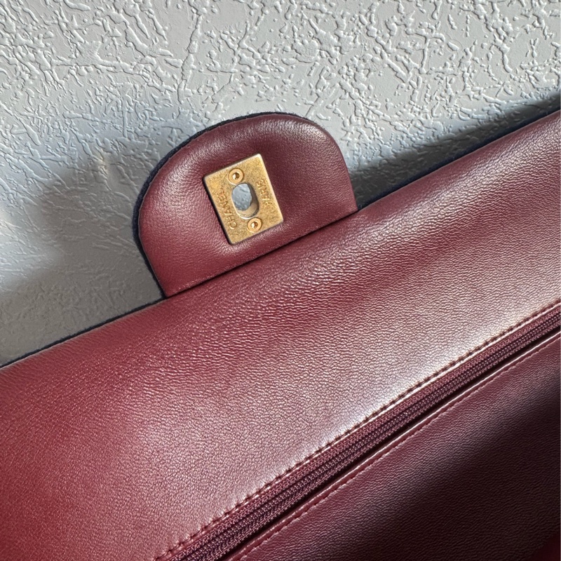 chanel海軍藍拼徽章coco25 最甜的小香✨不撞款-18