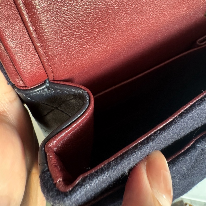 chanel海軍藍拼徽章coco25 最甜的小香✨不撞款-31