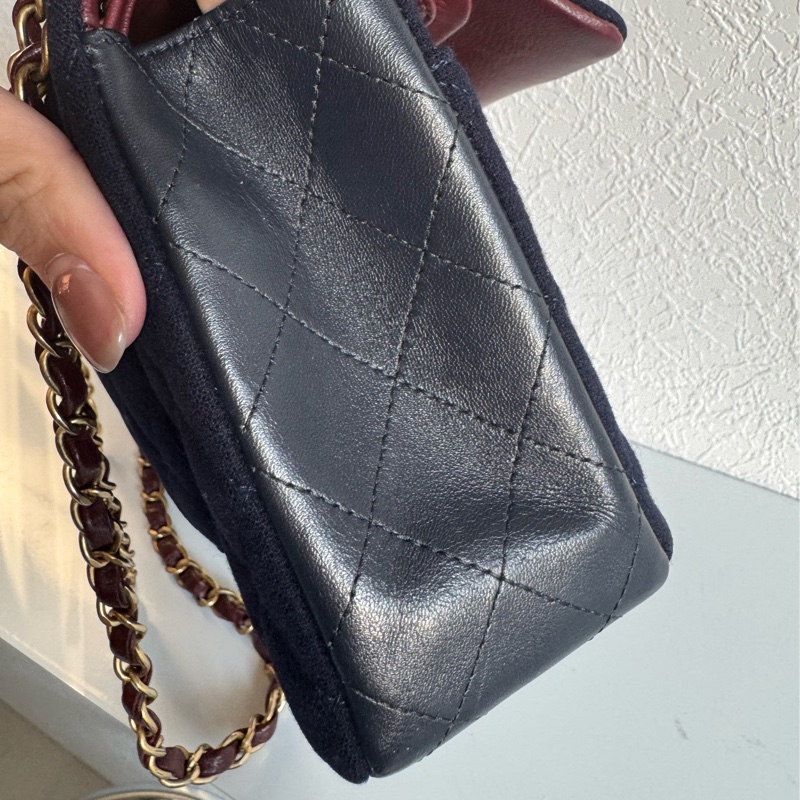 chanel海軍藍拼徽章coco25 最甜的小香✨不撞款-45