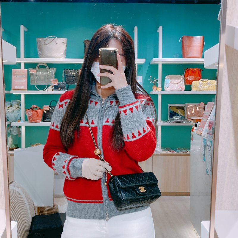 TW4631 Chanel 香奈兒 經典翻蓋包 金球cf20 羊皮 黑金 Classic Flap 20cm With Gold Ball Lambskin Black x GHW-15