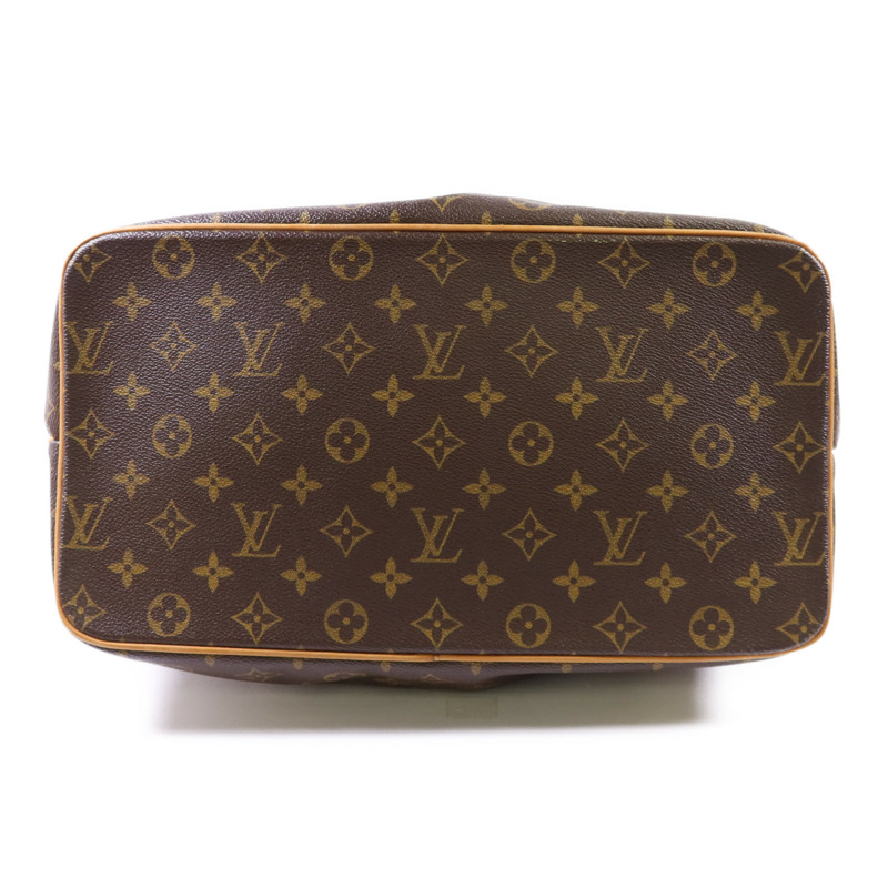 LOUIS VUITTON Monogram Palermo GM金扣手挽肩背兩用袋棕色-3
