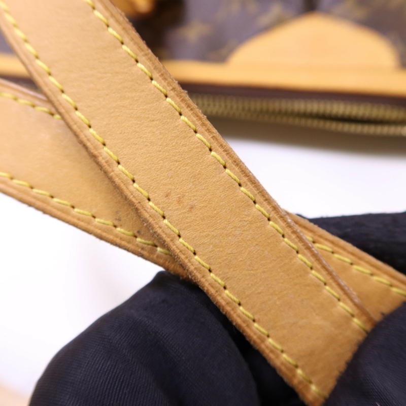 LOUIS VUITTON Monogram Palermo GM金扣手挽肩背兩用袋棕色-18