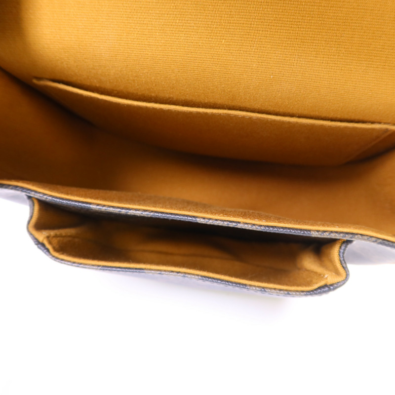 CELINE 塗層帆布Medium Folco in Triomphe金扣肩背袋-5