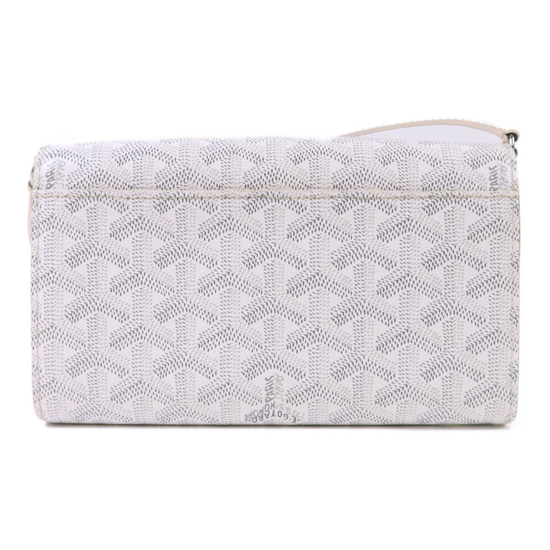 GOYARD 塗層帆布Varenne Continental Wallet銀扣肩背袋-1