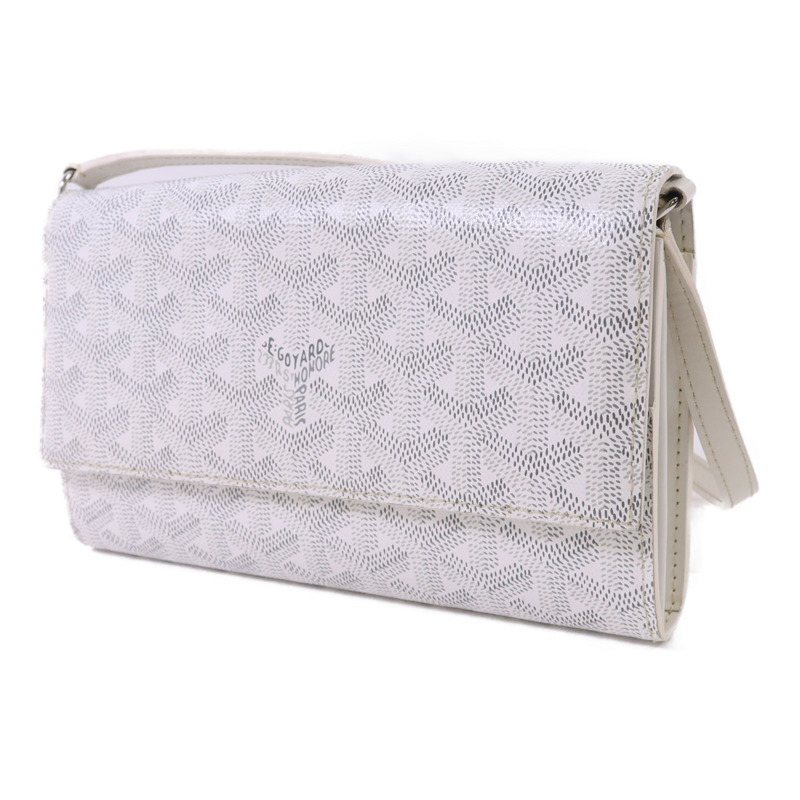 GOYARD 塗層帆布Varenne Continental Wallet銀扣肩背袋-2